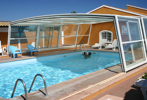 Pool for lowseason Camping Les Salisses Vias-Plage